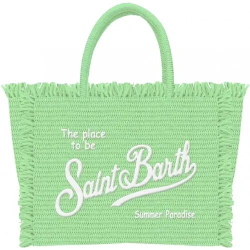 Straw Vanity Bag Beach Leisure , female, Sizes: ONE SIZE - MC2 Saint Barth - Modalova