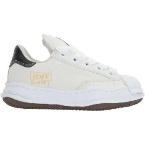 Low-Top Leather Sneakers , female, Sizes: 6 UK, 5 UK, 4 UK, 3 UK - Mihara Yasuhiro - Modalova