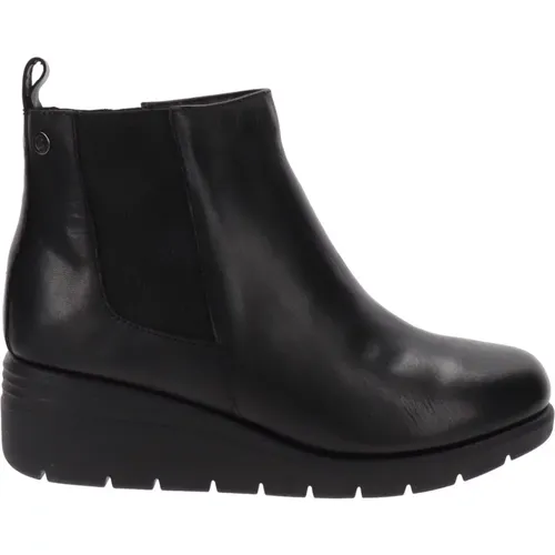 Leather Zip Closure Women Ankle Boots , female, Sizes: 5 UK, 6 UK - Cinzia Soft - Modalova