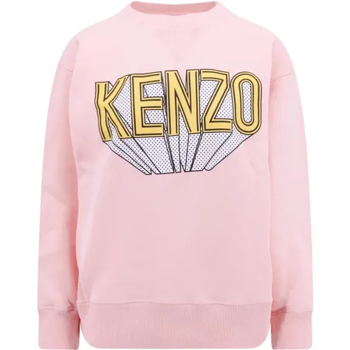 Stylischer rosa Sweatshirt für Frauen - Kenzo - Modalova