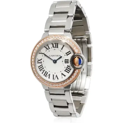 Pre-owned Stainless Steel watches , female, Sizes: ONE SIZE - Cartier Vintage - Modalova