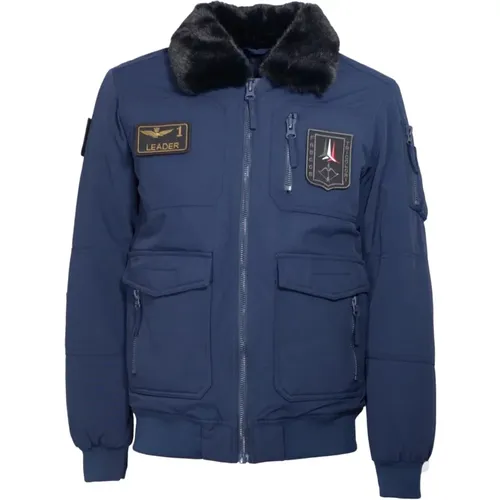 Padded Pilot Jacket in , male, Sizes: L, 3XL, M, XL - aeronautica militare - Modalova