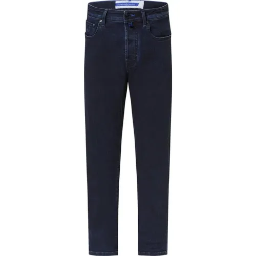 Dunkelblaue Kontrast Bard Jeans , Herren, Größe: W35 - Jacob Cohën - Modalova