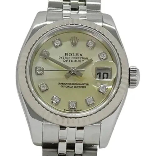 Pre-owned Stainless Steel watches , female, Sizes: ONE SIZE - Rolex Vintage - Modalova