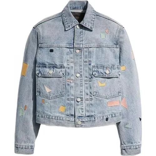 Levi's, Type II Jacket , Damen, Größe: M - Levis - Modalova