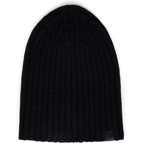 Ribbed-Knit Beanie Hat , male, Sizes: M - Tom Ford - Modalova