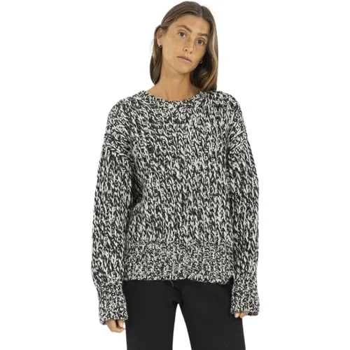 Speckled Knit Sweater , female, Sizes: M, L - N21 - Modalova