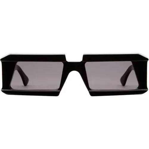 Graue Sonnenbrille für Frauen Ss24 , Damen, Größe: 56 MM - Kuboraum - Modalova