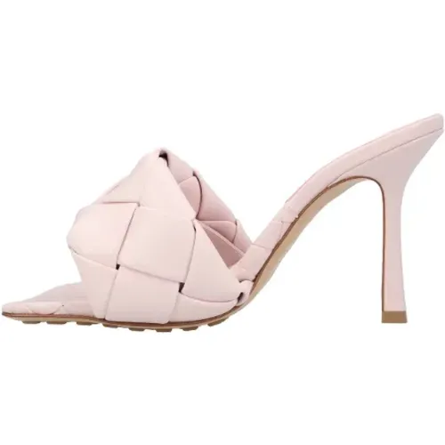Leather heels , female, Sizes: 6 UK - Bottega Veneta - Modalova