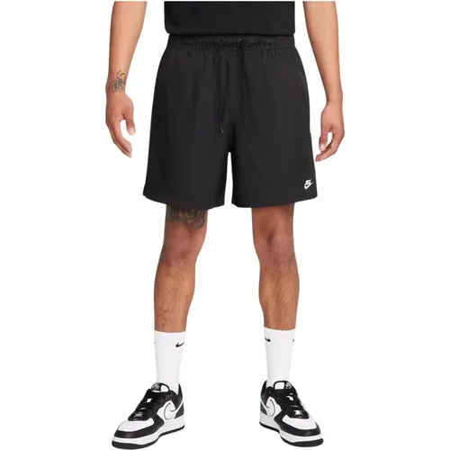 Gewebte Flow Club Bermuda Shorts , Herren, Größe: L - Nike - Modalova