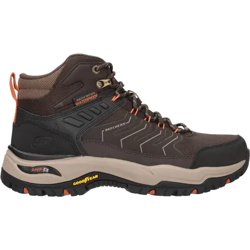 Waterproof Arch Fit Lace-Up Boot , male, Sizes: 10 UK, 12 UK, 14 1/2 UK, 8 UK, 11 UK, 7 UK - Skechers - Modalova