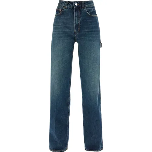 Dark Wash Straight Leg Jeans , female, Sizes: W28, W26 - Haikure - Modalova