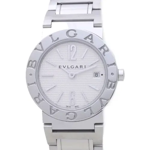 Pre-owned Stainless Steel watches , female, Sizes: ONE SIZE - Bvlgari Vintage - Modalova