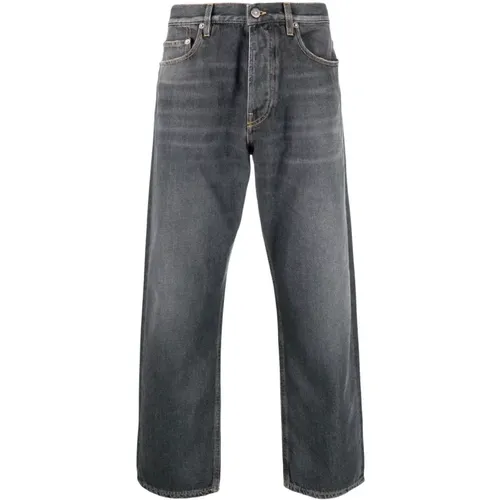Klassische schwarze Gerades Jeans , Herren, Größe: W33 - Golden Goose - Modalova