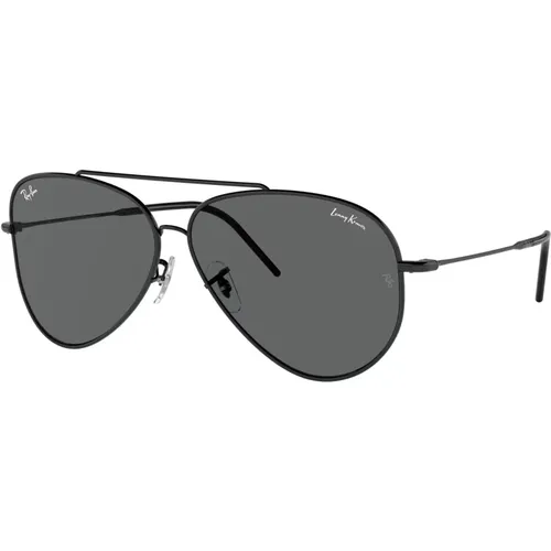 Aviator Reverse Sonnenbrille Schwarz/Schwarz,Sunglasses - Ray-Ban - Modalova