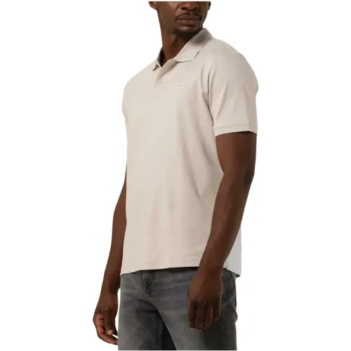 Glatte Baumwolle Slim Polo T-shirt,Glatte Slim Polo T-shirt aus Baumwolle,Herren Polo T-Shirts aus glatter Baumwolle - Calvin Klein - Modalova