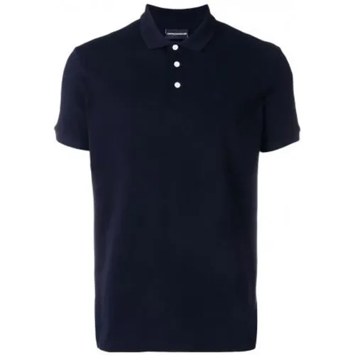 Classic Cotton Polo Shirt , male, Sizes: XL, M, 2XL, 3XL - Emporio Armani - Modalova