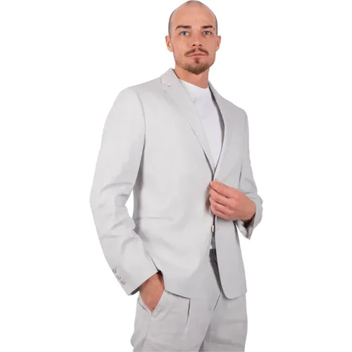 Light Grey Blazer , male, Sizes: 3XL, M, XL, L - drykorn - Modalova