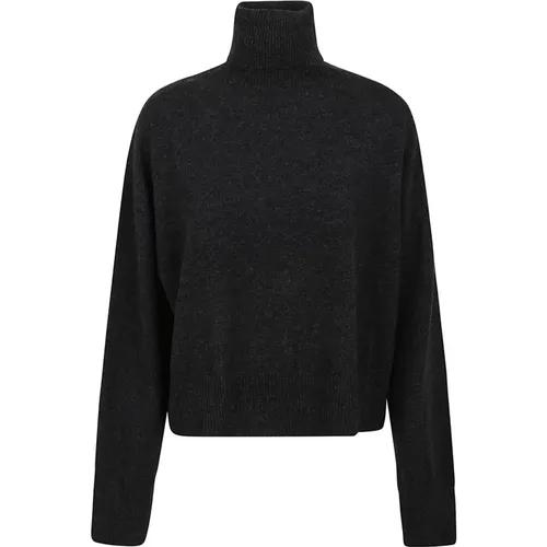 Women's Clothing Sweaters Grey Aw22 , female, Sizes: XS, S, M - P.a.r.o.s.h. - Modalova