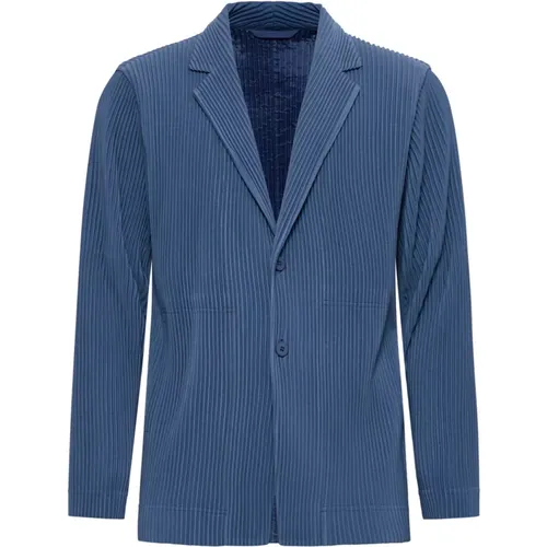 Stylish Plisse Jackets , male, Sizes: XL, L, M - Issey Miyake - Modalova