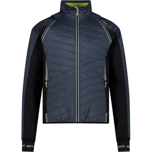 Anthracite Waterproof Reflective Jacket 2-in-1 , male, Sizes: L, M, XL, 2XL - CMP - Modalova