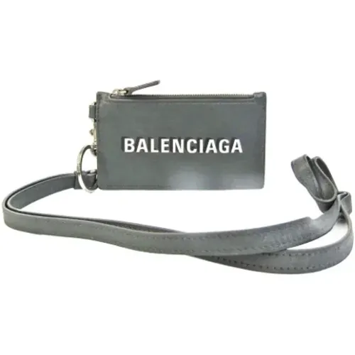 Pre-owned Leather wallets , female, Sizes: ONE SIZE - Balenciaga Vintage - Modalova