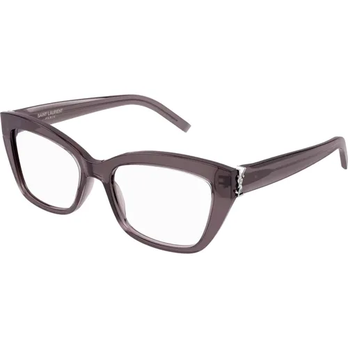 Light Eyewear Frames SL M117 , unisex, Sizes: 53 MM - Saint Laurent - Modalova