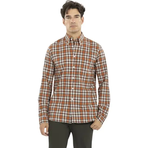 Checkered Sport Shirt , male, Sizes: L, XL, 3XL, M, 2XL - Xacus - Modalova