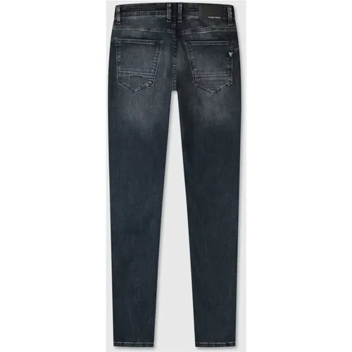 Klassische Dunkelblaue Skinny Jeans , Herren, Größe: W29 - Pure Path - Modalova