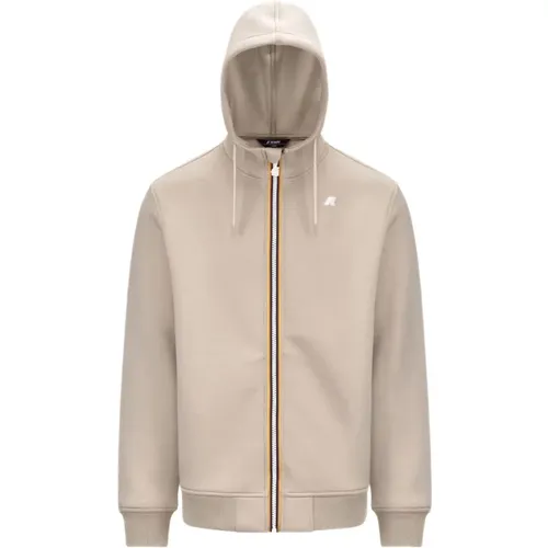 Herren Spacer Kapuzenjacke , Herren, Größe: L - K-way - Modalova