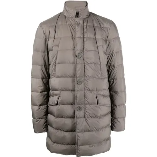 Dove Grey Padded Jacket , male, Sizes: 2XL, XL - Herno - Modalova