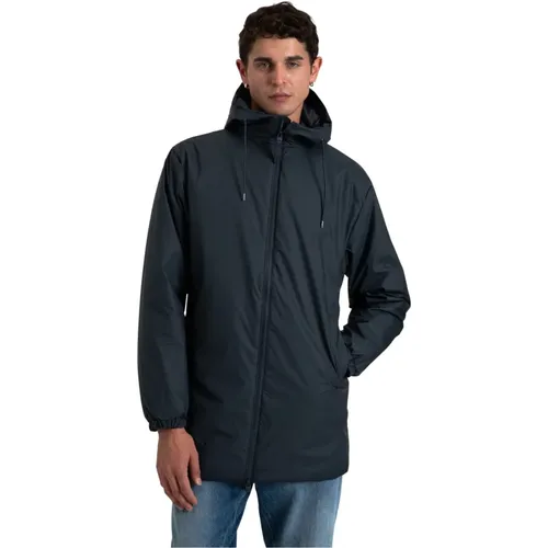 Waterproof Coat with Polyester Lining , male, Sizes: S, L, M, XL - Rains - Modalova