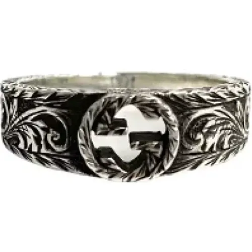 Pre-owned Metal rings , male, Sizes: ONE SIZE - Gucci Vintage - Modalova