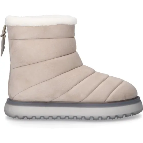 HERMOSAubuck Snow Boots , female, Sizes: 4 1/2 UK, 8 UK, 5 1/2 UK - Moncler - Modalova
