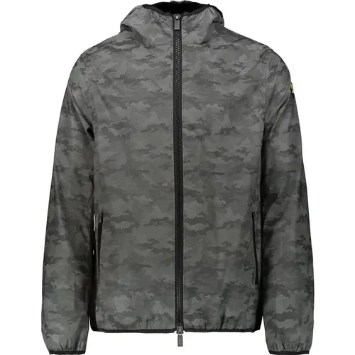 Men's Windproof Jacket with Camouflage Pattern , male, Sizes: M - Ciesse Piumini - Modalova