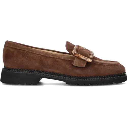 Damen Slip-Ons aus Wildleder Braun , Damen, Größe: 38 EU - Brunate - Modalova