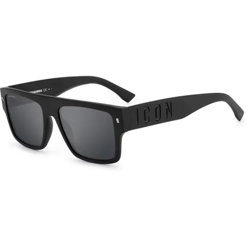 Matte Sunglasses for Men , male, Sizes: 56 MM - Dsquared2 - Modalova