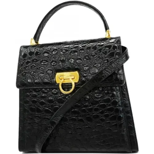 Pre-owned Leather handbags , female, Sizes: ONE SIZE - Salvatore Ferragamo Pre-owned - Modalova