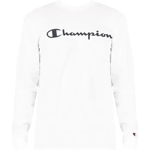 Einfaches und stilvolles Langarmshirt , Herren, Größe: M - Champion - Modalova
