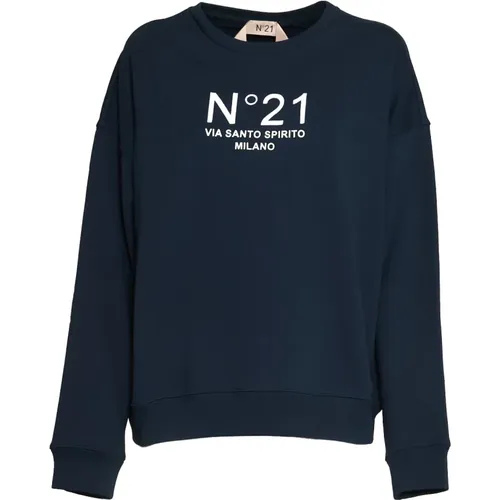 Sweatshirt for Women Aw23 , female, Sizes: L, XL - N21 - Modalova