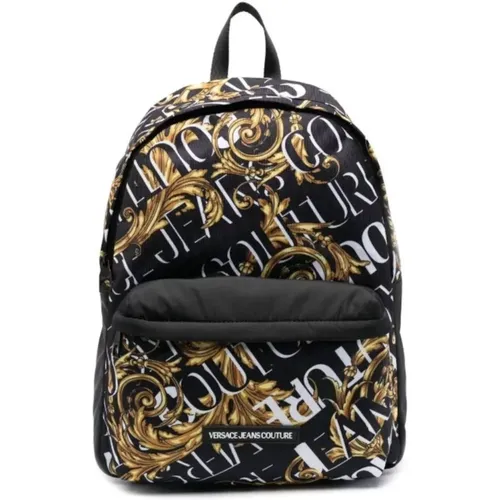 Logo Couture All Over Rucksack - Versace Jeans Couture - Modalova