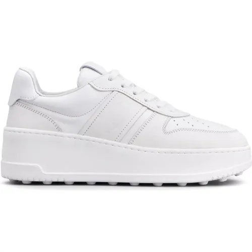 Weiße Platform Sneakers , Damen, Größe: 36 1/2 EU - TOD'S - Modalova