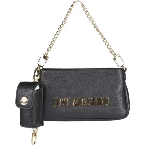 Shoulder Bag with Keychain , female, Sizes: ONE SIZE - Love Moschino - Modalova