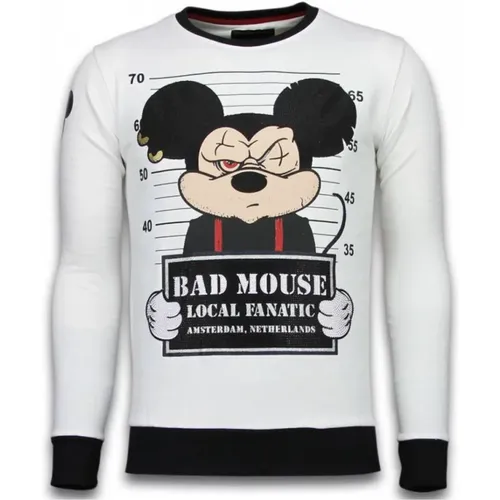 State Prison Bad Mouse Rhinestone - Men Sweaters - 6080W , male, Sizes: 2XL, XL, L - Local Fanatic - Modalova