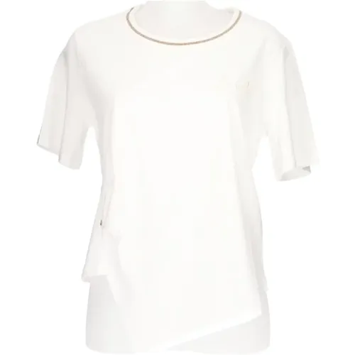 Lässiges T-Shirt für Männer und Frauen , Damen, Größe: 2XS - Liu Jo - Modalova