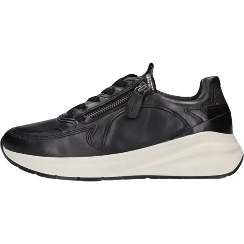 Schwarze Low-Top Sneakers 598 , Damen, Größe: 36 EU - Gabor - Modalova