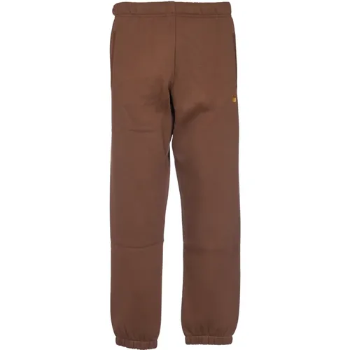 Braune Chase Sweatpants Stylischer Casual Look , Herren, Größe: XS - Carhartt WIP - Modalova