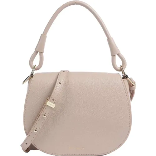 Grain Leather Crossbody Bag with Adjustable Strap , female, Sizes: ONE SIZE - Coccinelle - Modalova