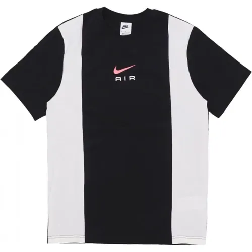 Sportswear Air Top Schwarz/Weiß , Herren, Größe: M - Nike - Modalova