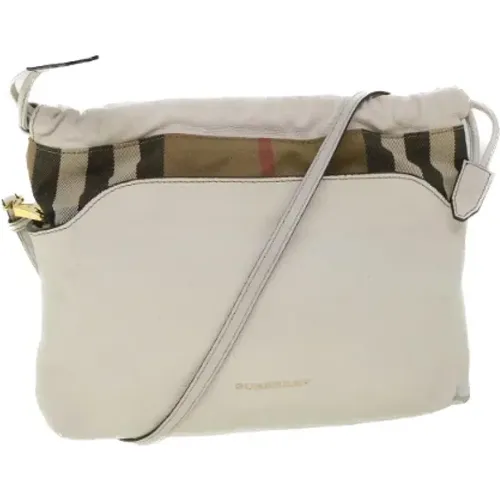 Pre-owned Leather shoulder-bags , female, Sizes: ONE SIZE - Burberry Vintage - Modalova